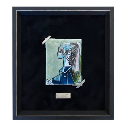 ”Portret Sylvette David na zielonym krześle”1954  - wg Pablo Picasso