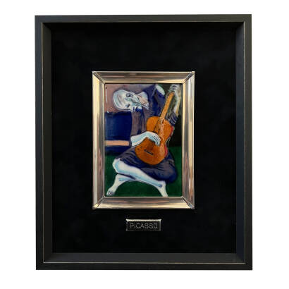”Stary gitarzysta” 1903 - wg Pablo Picasso 