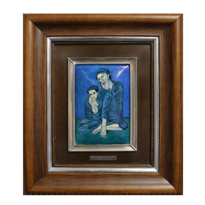 "Stary Żyd z chłopcem" 1903 - wg Pablo Picasso 