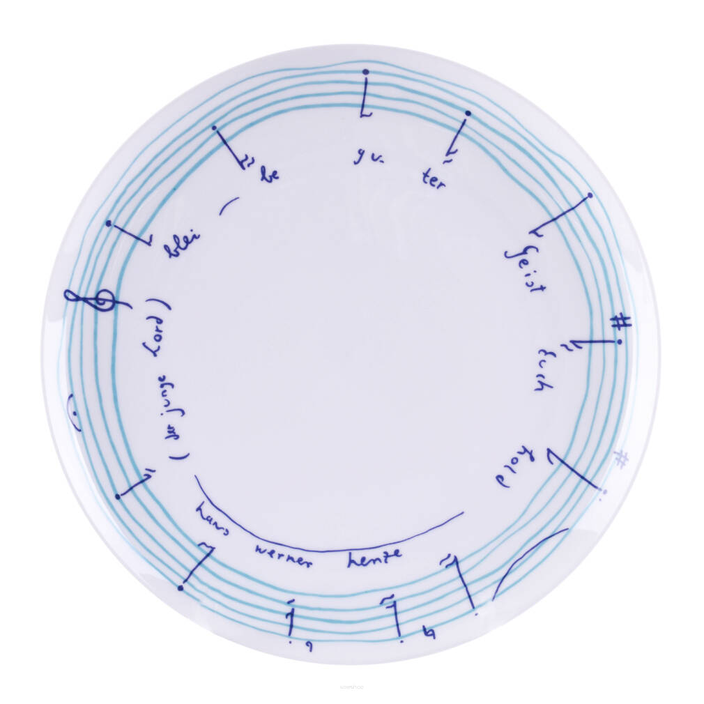 Hans Werner Henze - kolekcjonerski talerz porcelanowy 