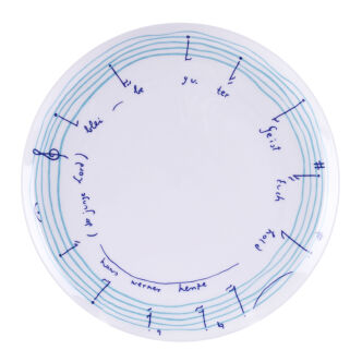 Hans Werner Henze - kolekcjonerski talerz porcelanowy 