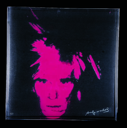 Patera "Portret" 30cm różowa A. Warhol 