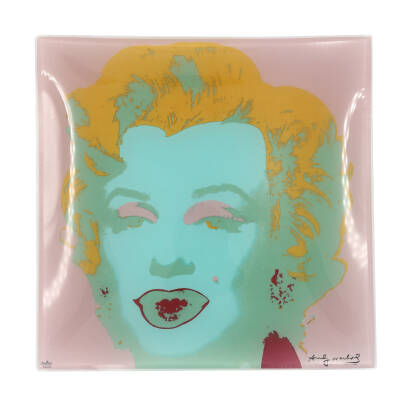 Patera "Marilyn Monroe" 30cm różowa A. Warhol